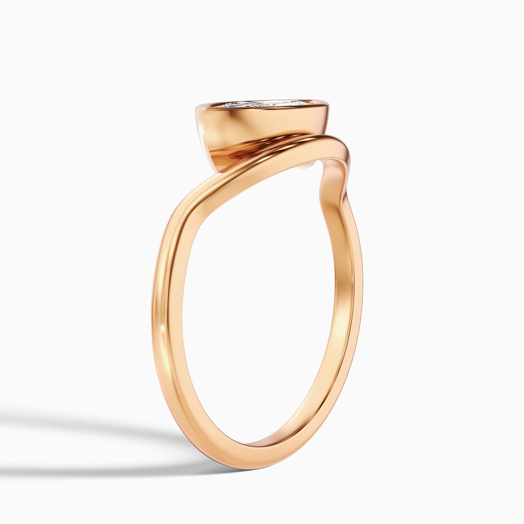 Lina Marquise East West Bezel Lab Grown Diamond Ring