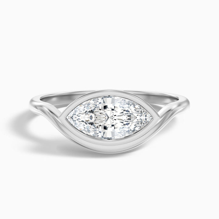 Lina Marquise East West Bezel Lab Grown Diamond Ring