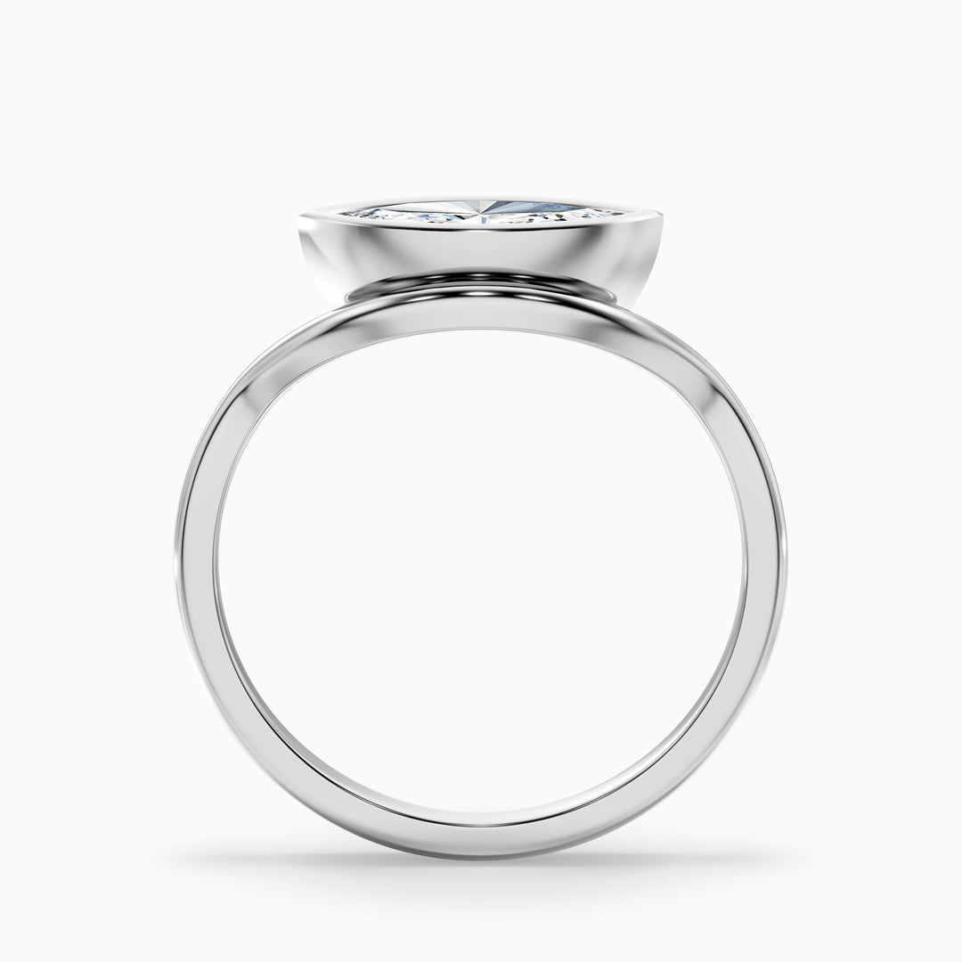 Lina Marquise East West Bezel Lab Grown Diamond Ring