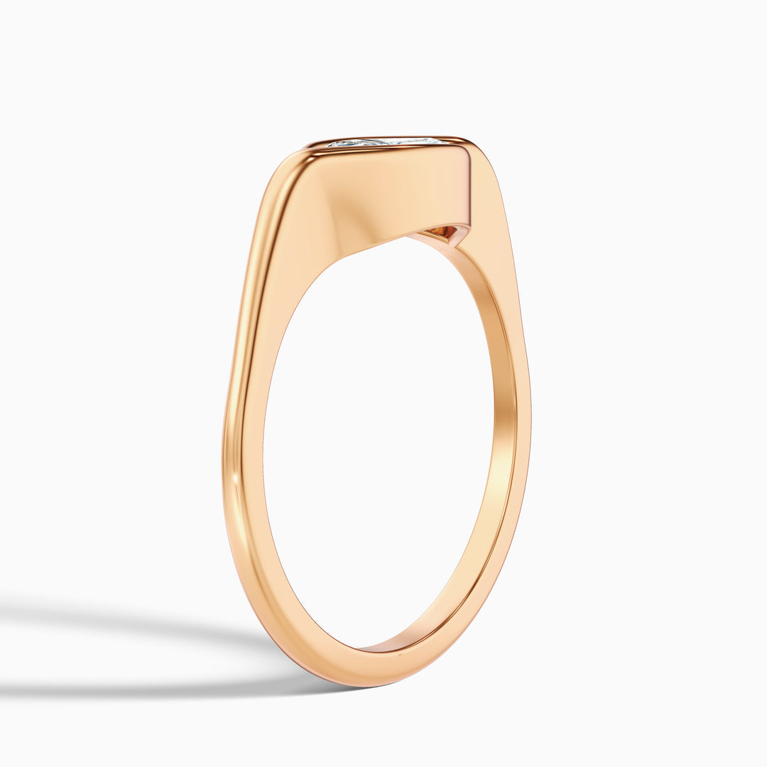 Vira Marquise East West Half Bezel Lab Grown Diamond Ring