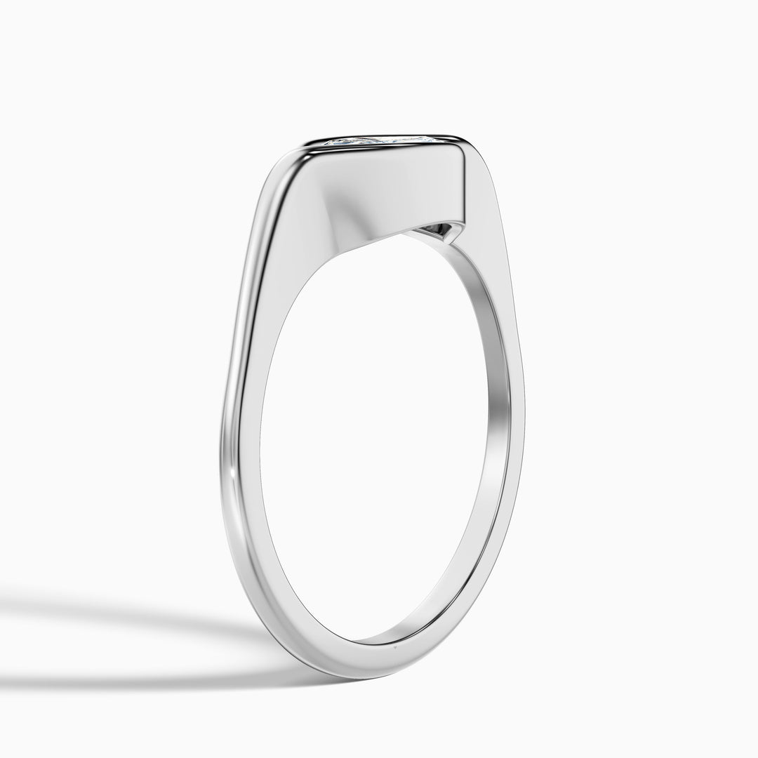 Vira Marquise East West Half Bezel Lab Grown Diamond Ring