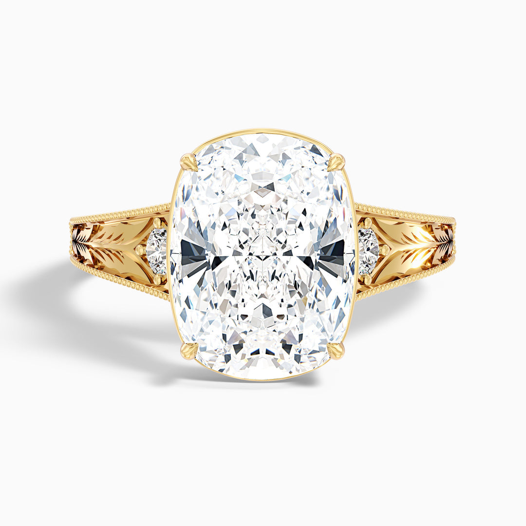 Neela Cushion Cut Lab Grown Diamond Ring