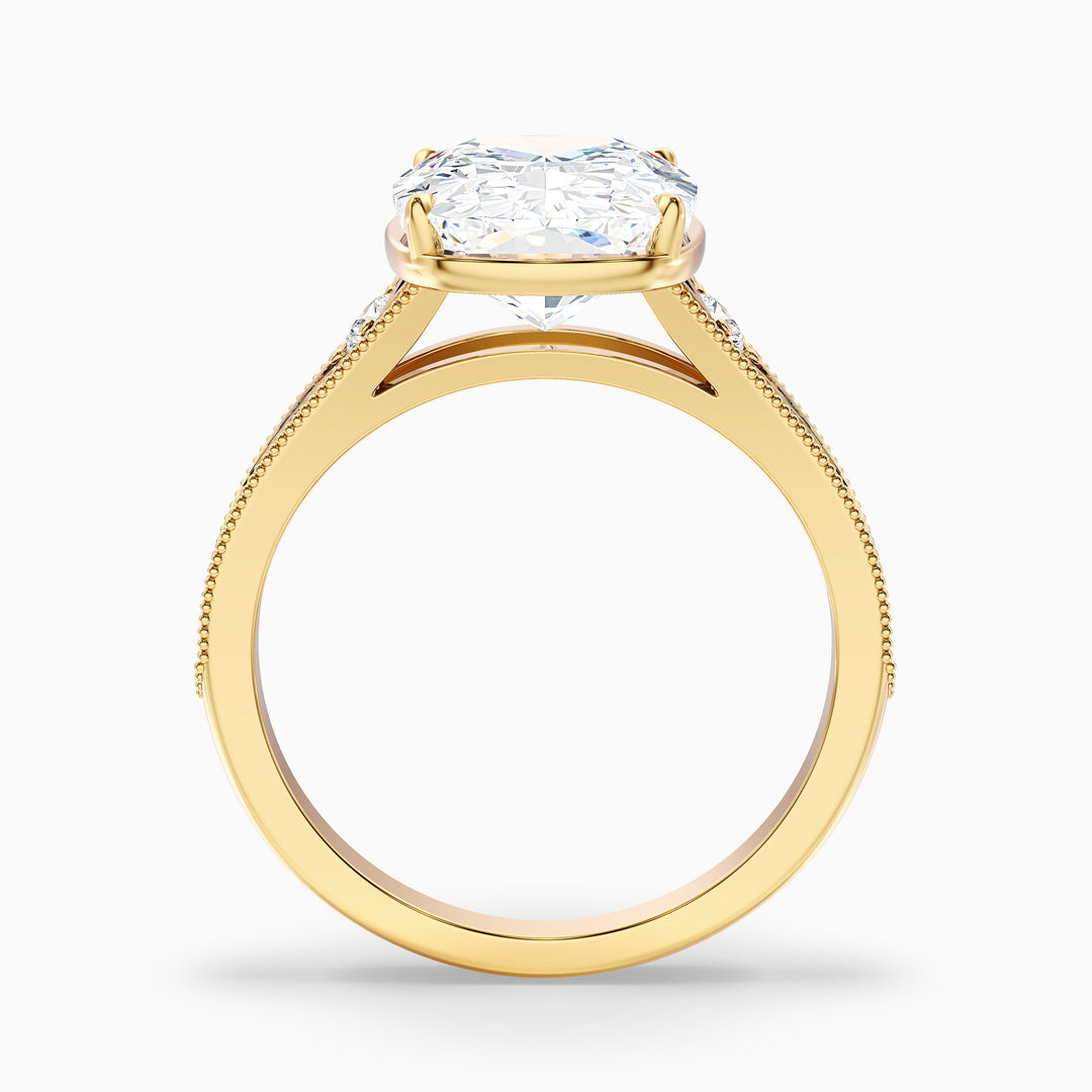 Neela Cushion Cut Lab Grown Diamond Ring