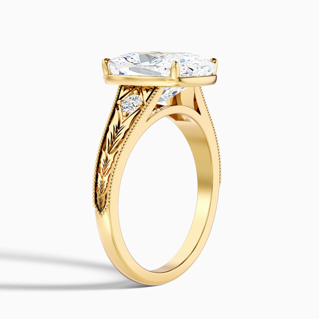 Neela Cushion Cut Lab Grown Diamond Ring