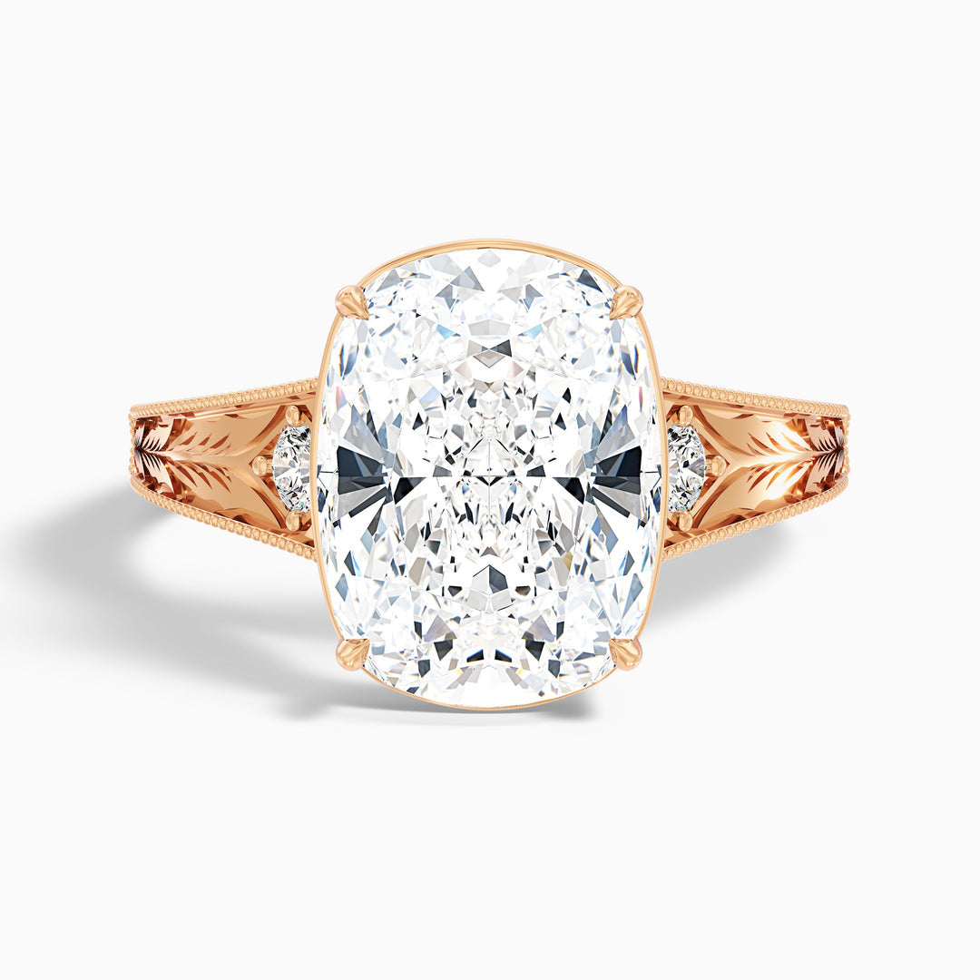 Neela Cushion Cut Lab Grown Diamond Ring
