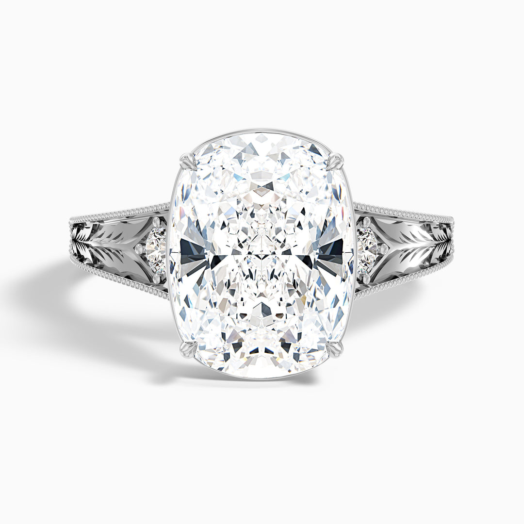 Neela Cushion Cut Lab Grown Diamond Ring
