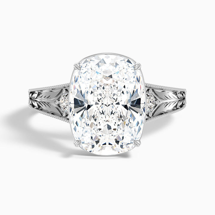Neela Cushion Cut Lab Grown Diamond Ring