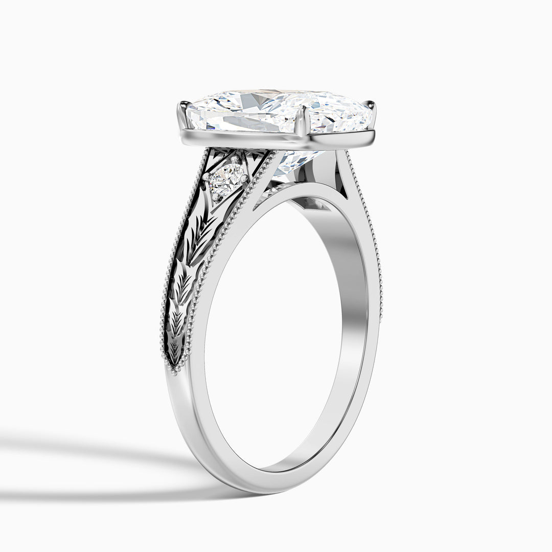 Neela Cushion Cut Lab Grown Diamond Ring