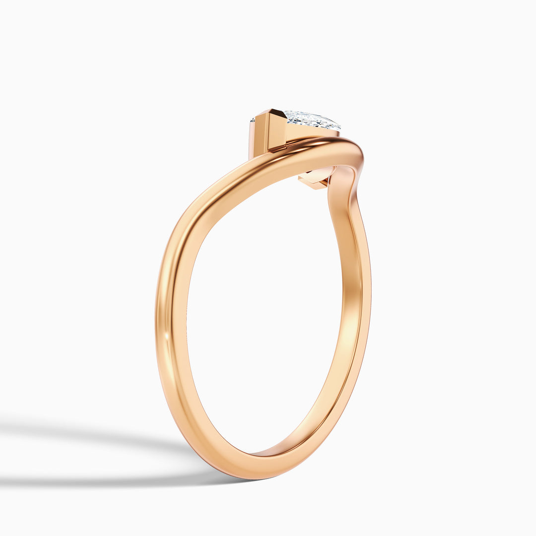 Vedette Marquise Cut East West Lab Grown Diamond Ring