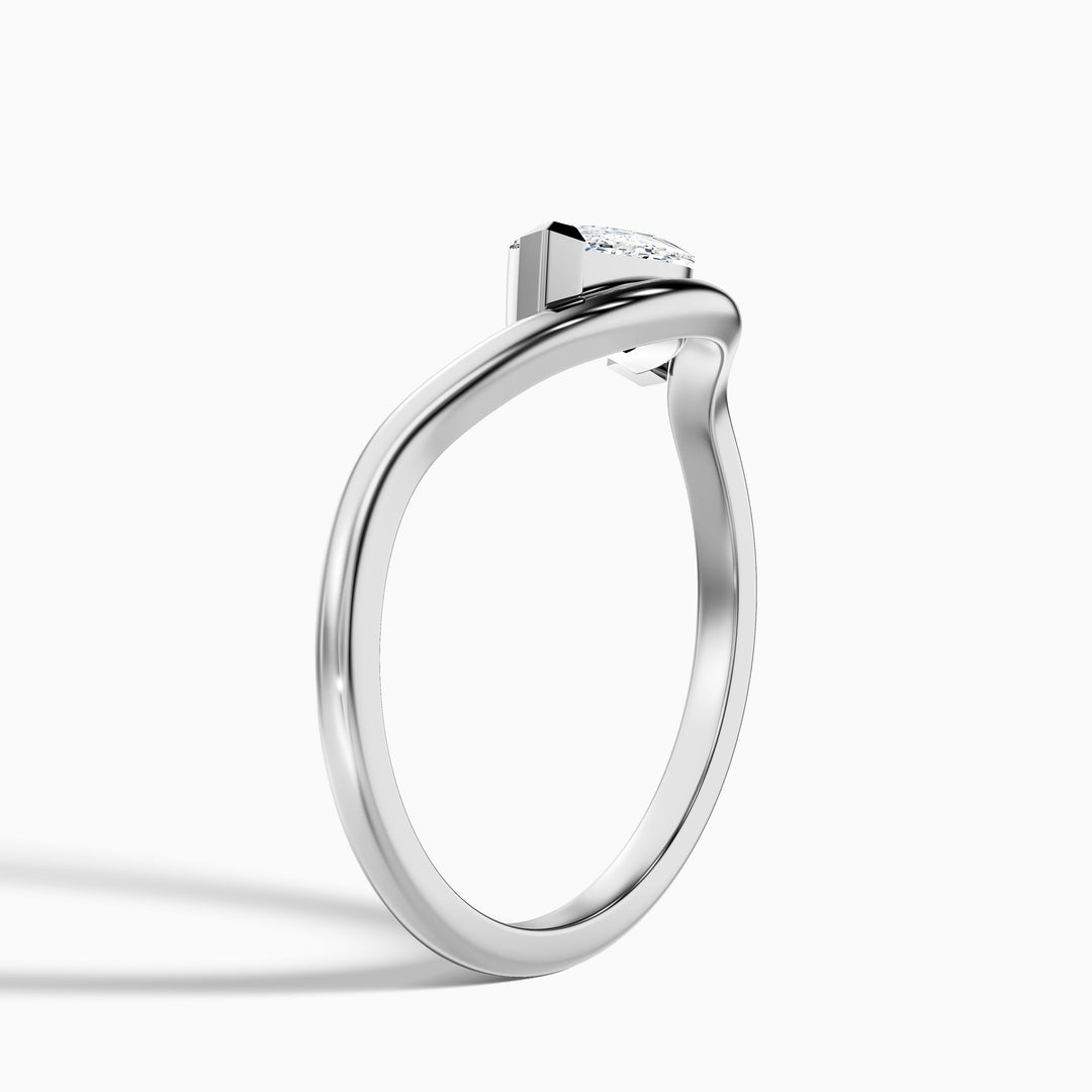 Vedette Marquise Cut East West Lab Grown Diamond Ring