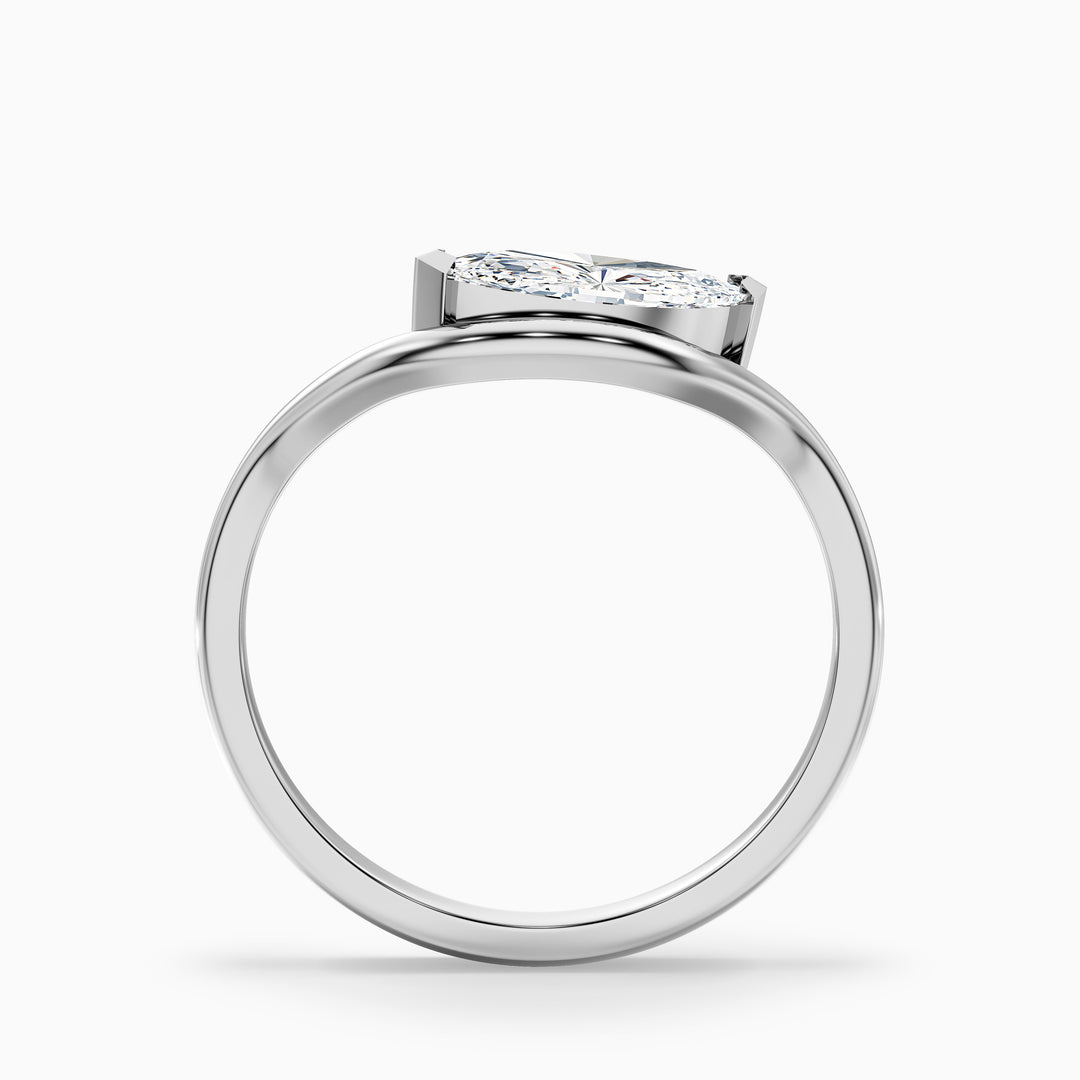 Vedette Marquise Cut East West Lab Grown Diamond Ring