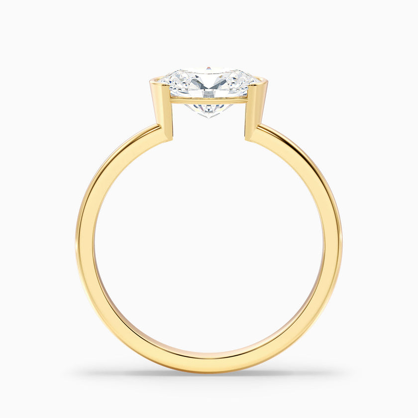 Nefta Oval Cut East West Lab Grown Diamond Ring