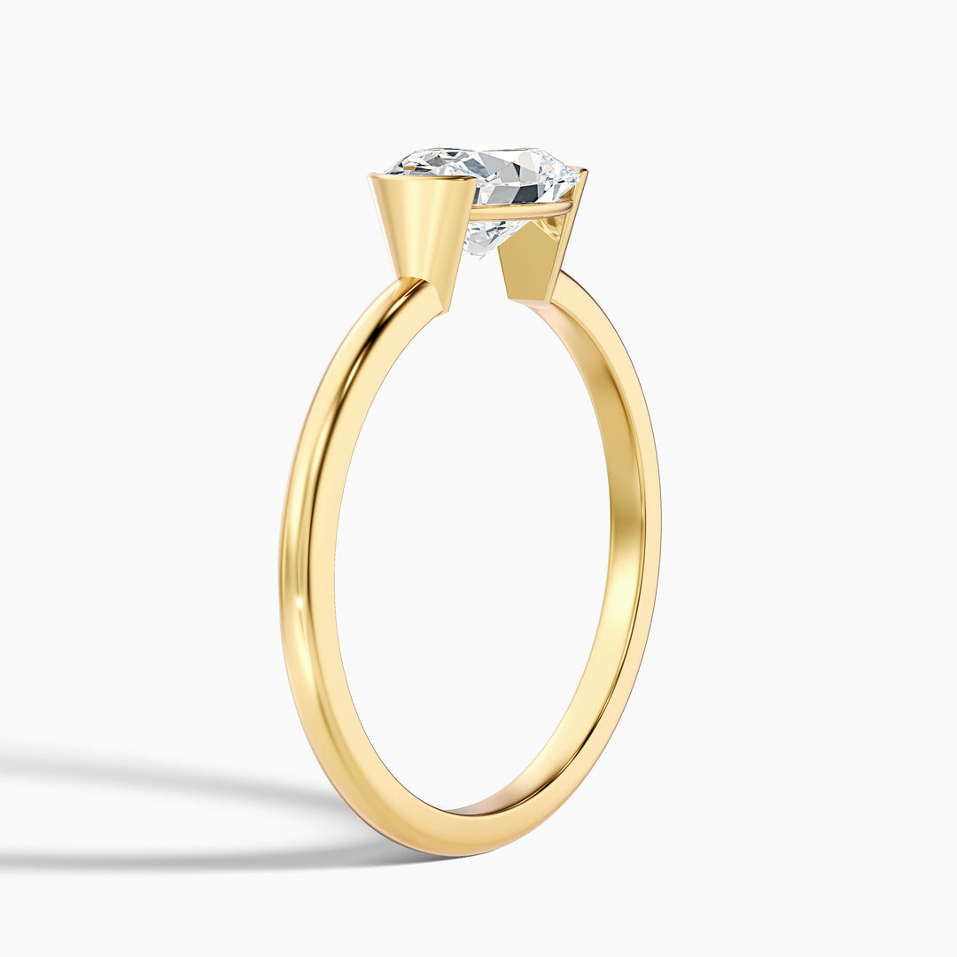 Nefta Oval Cut East West Lab Grown Diamond Ring
