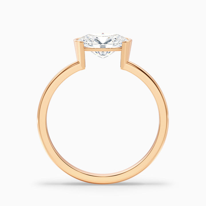 Nefta Oval Cut East West Lab Grown Diamond Ring