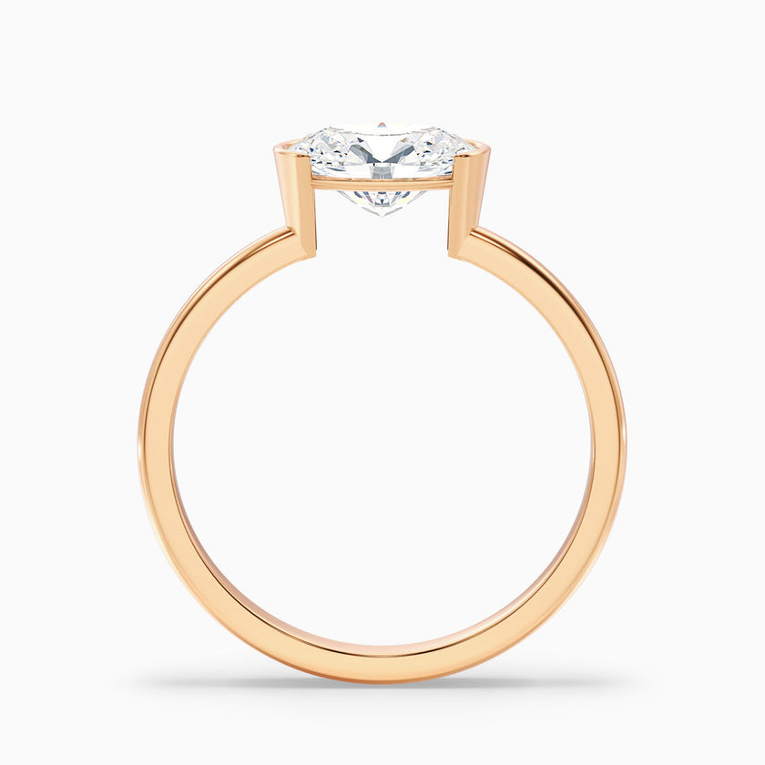 Nefta Oval Cut East West Lab Grown Diamond Ring