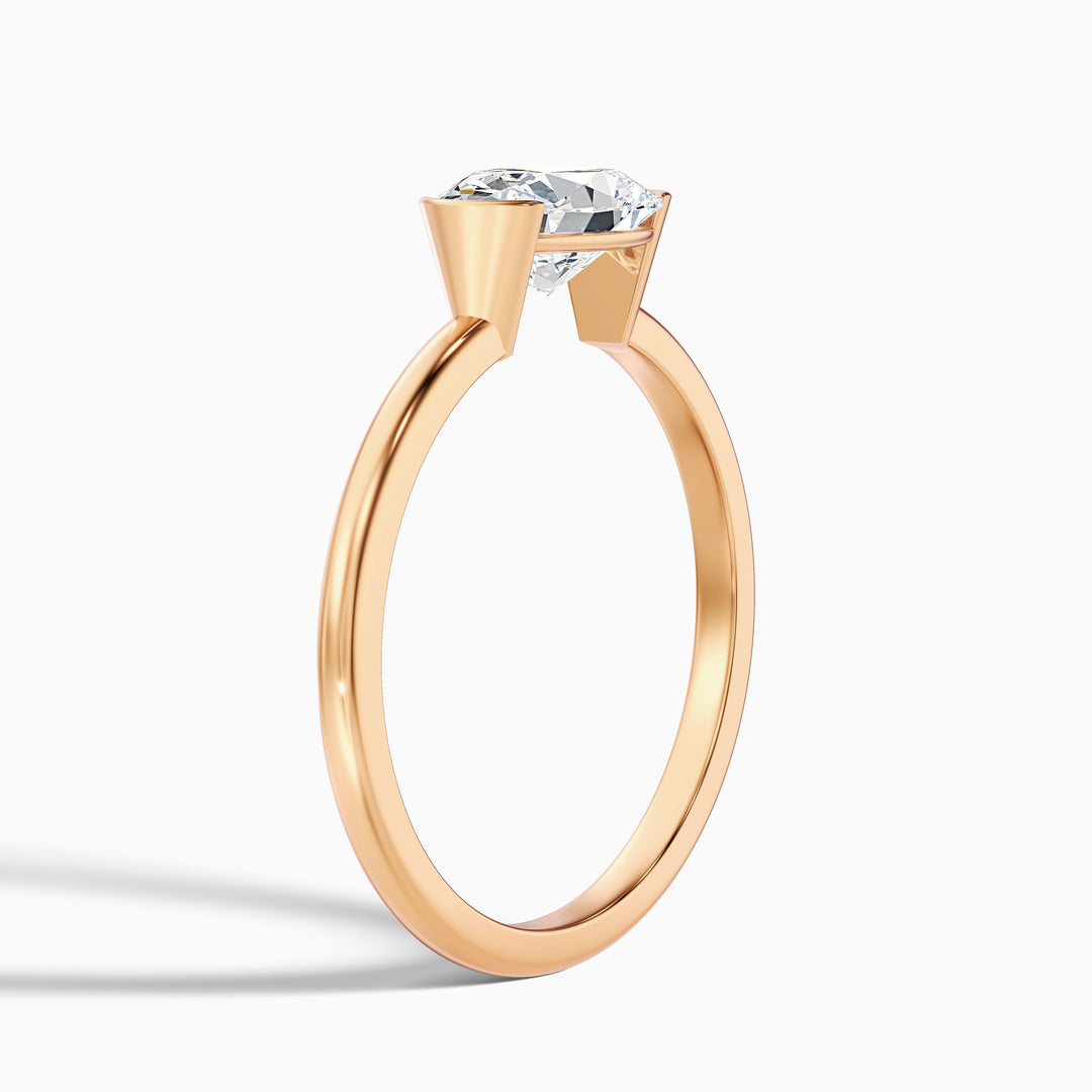 Nefta Oval Cut East West Lab Grown Diamond Ring