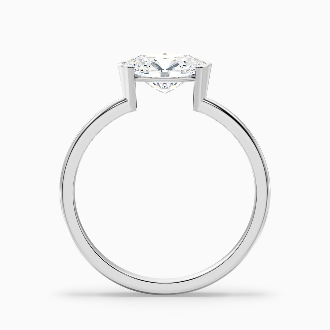 Nefta Oval Cut East West Lab Grown Diamond Ring