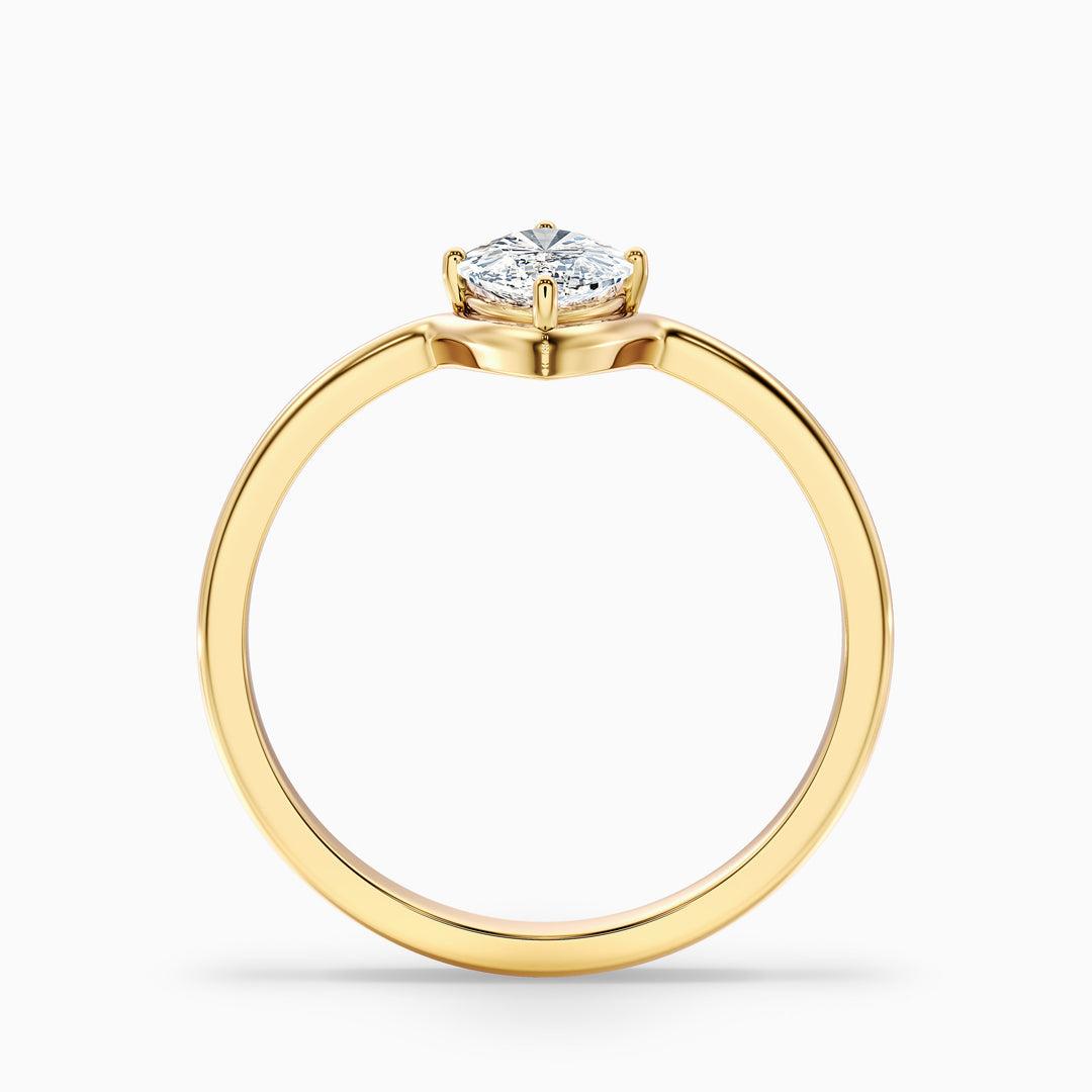 Lepidus Marquise Cut Solitaire Designer Lab Grown Diamond Ring