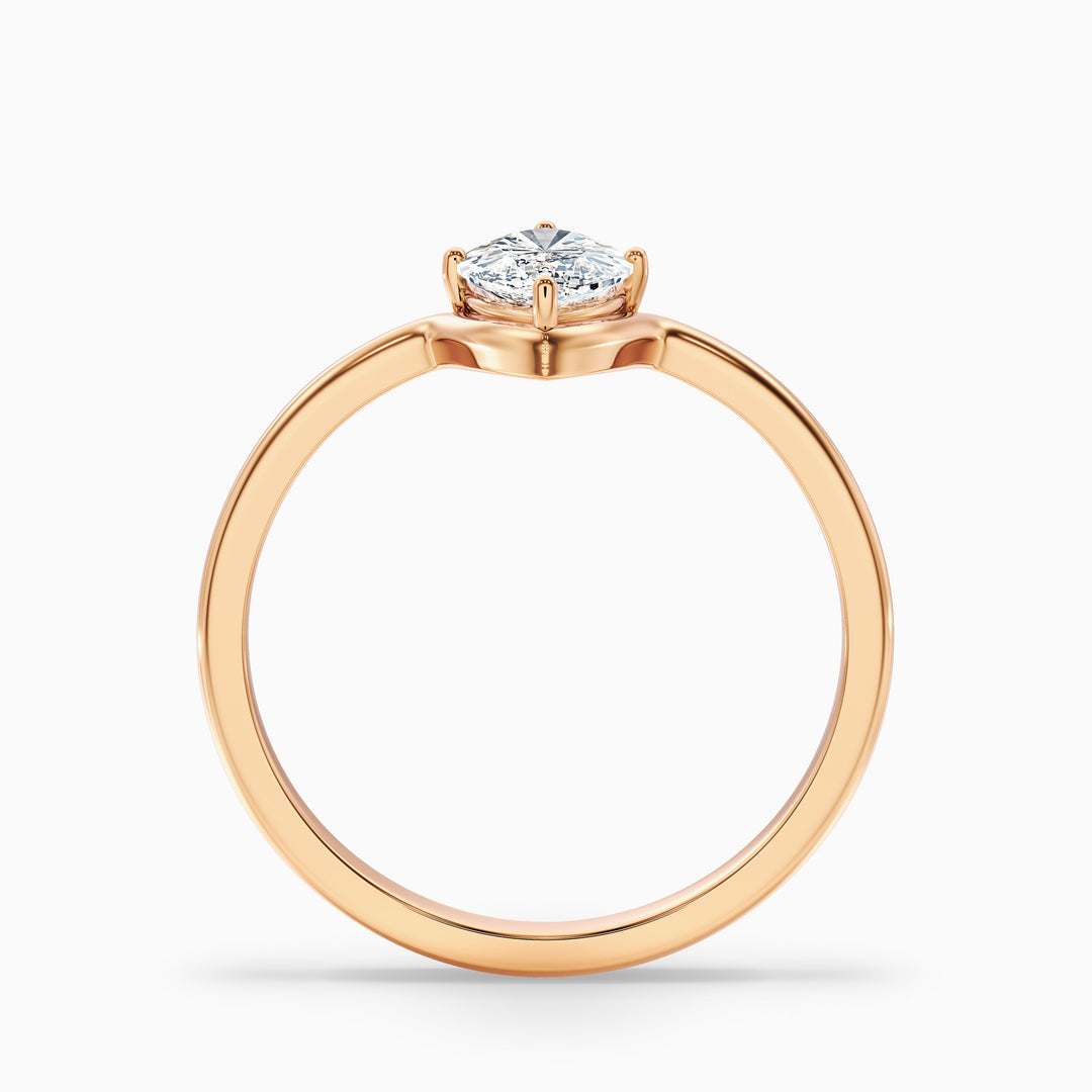 Lepidus Marquise Cut Solitaire Designer Lab Grown Diamond Ring