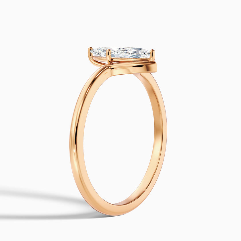 Lepidus Marquise Cut Solitaire Designer Lab Grown Diamond Ring