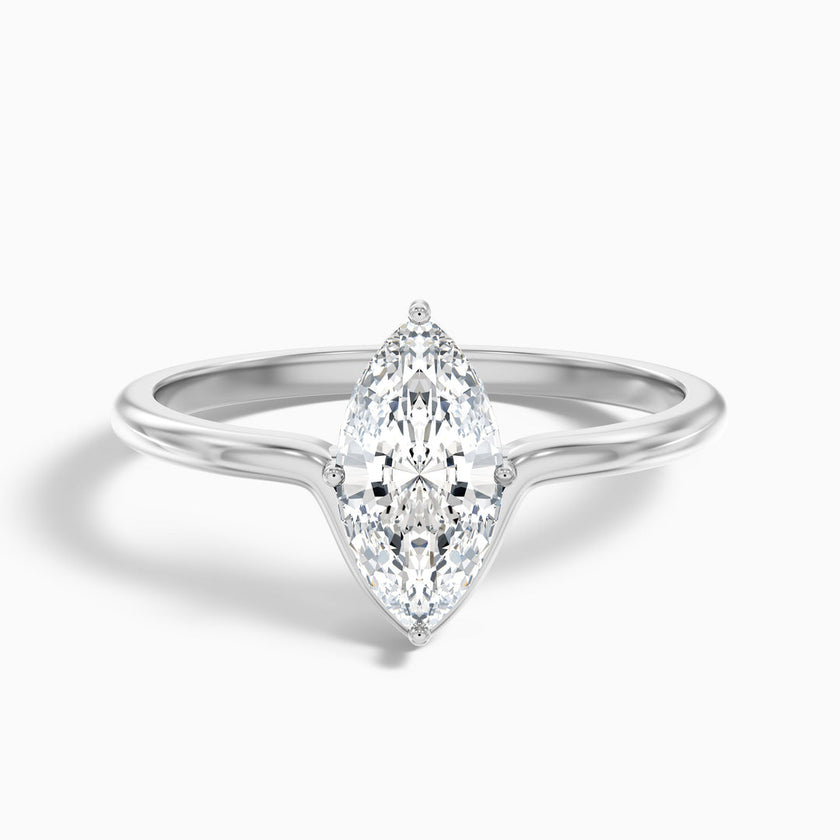 Lepidus Marquise Cut Solitaire Designer Lab Grown Diamond Ring