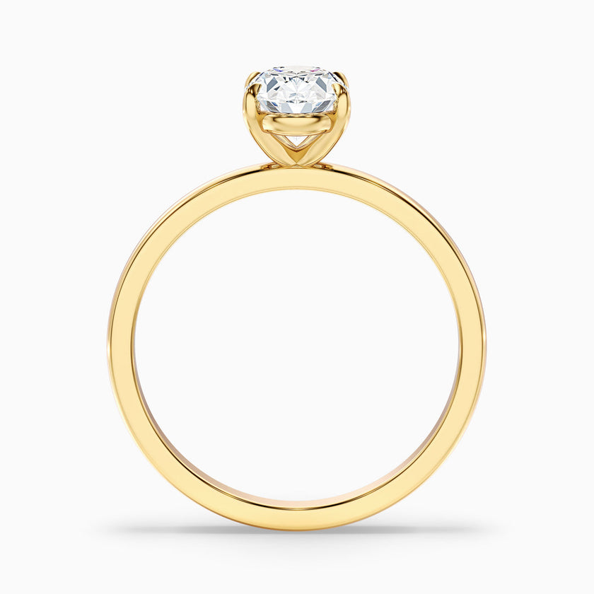 Jemima Oval Cut Solitaire Lab Grown Engagement Ring