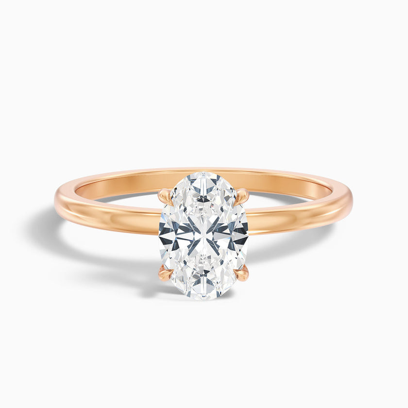 Jemima Oval Cut Solitaire Lab Grown Engagement Ring