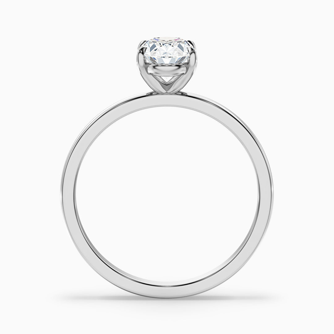 Jemima Oval Cut Solitaire Lab Grown Engagement Ring