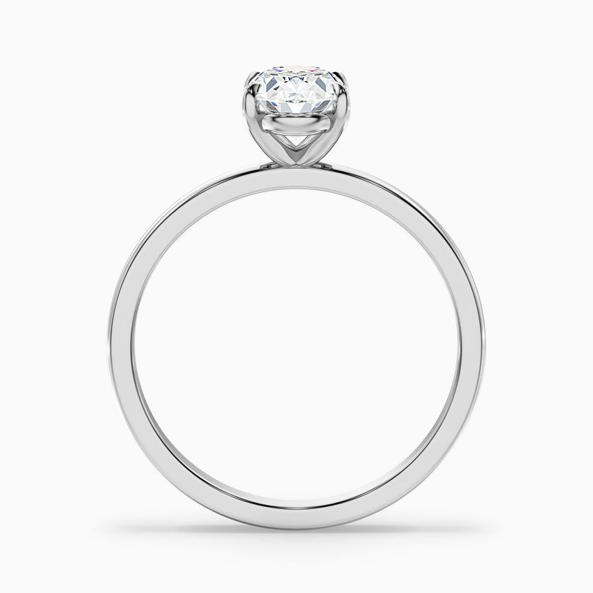 Jemima Oval Cut Solitaire Lab Grown Engagement Ring