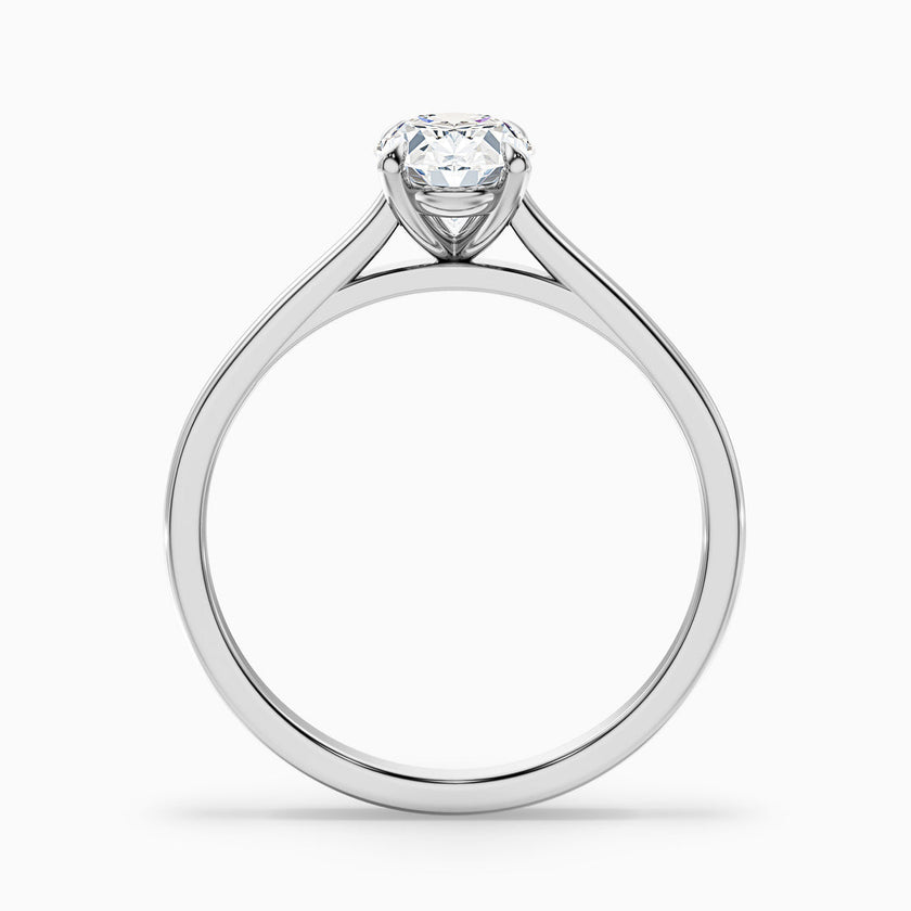 Vina Oval Solitaire Lab Grown Engagement Ring