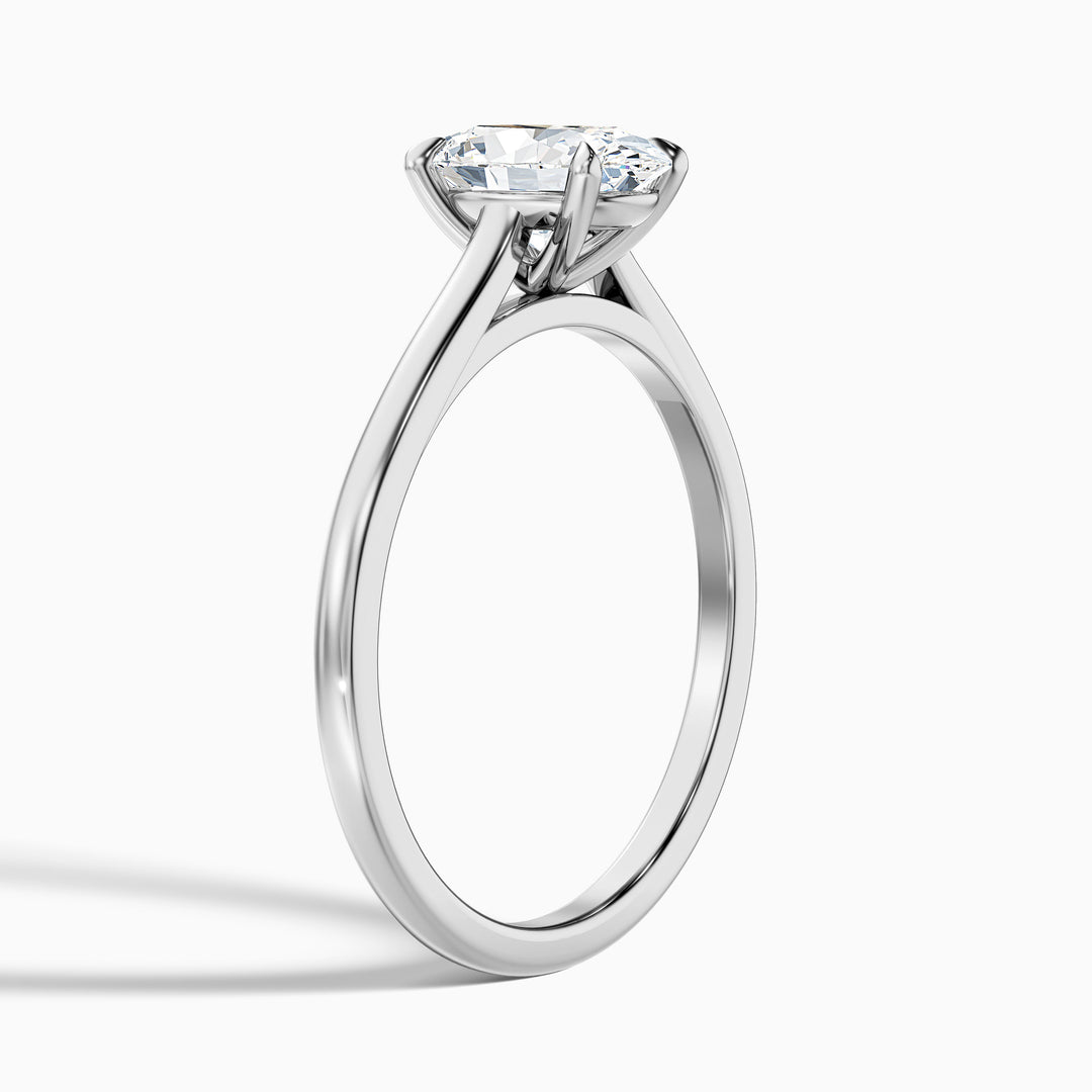 Vina Oval Solitaire Lab Grown Engagement Ring