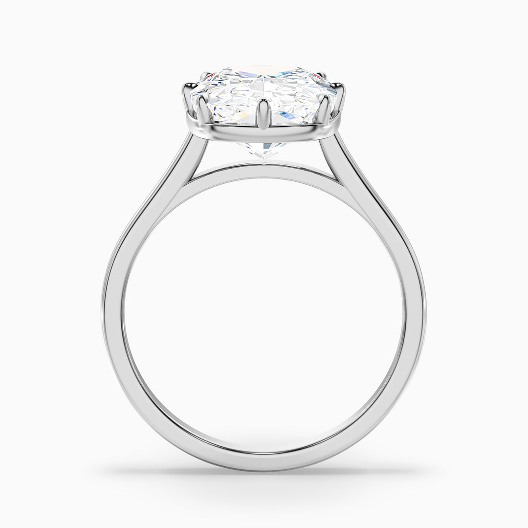 Roxana 8 Prong Elongated Cushion Old Mine Cut Lab Grown Diamond Ring
