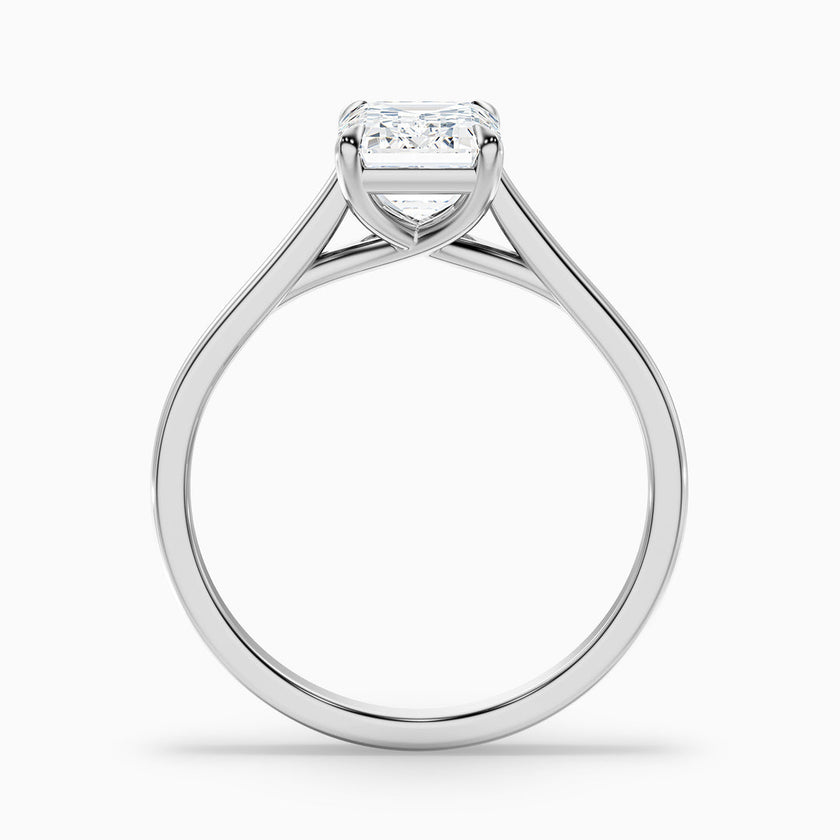 Lillian Emerald Cut Solitaire Lab Grown Diamond Ring