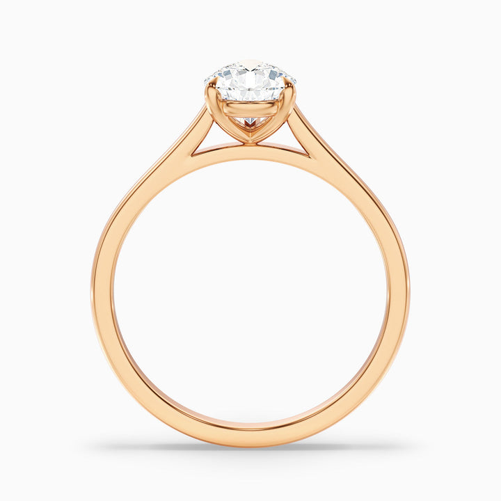 Eliana Pear Shaped Solitaire Lab Grown Engagement Ring