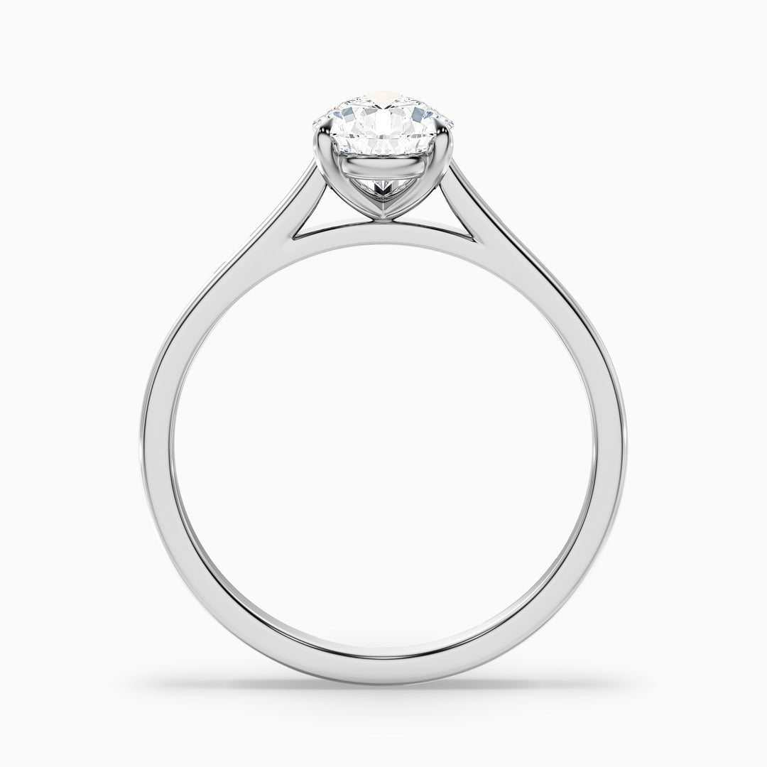 Eliana Pear Shaped Solitaire Lab Grown Engagement Ring