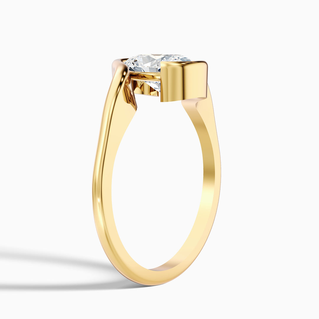 Demi Oval Cut Bypass Lab Grown Diamond Engagement Ring