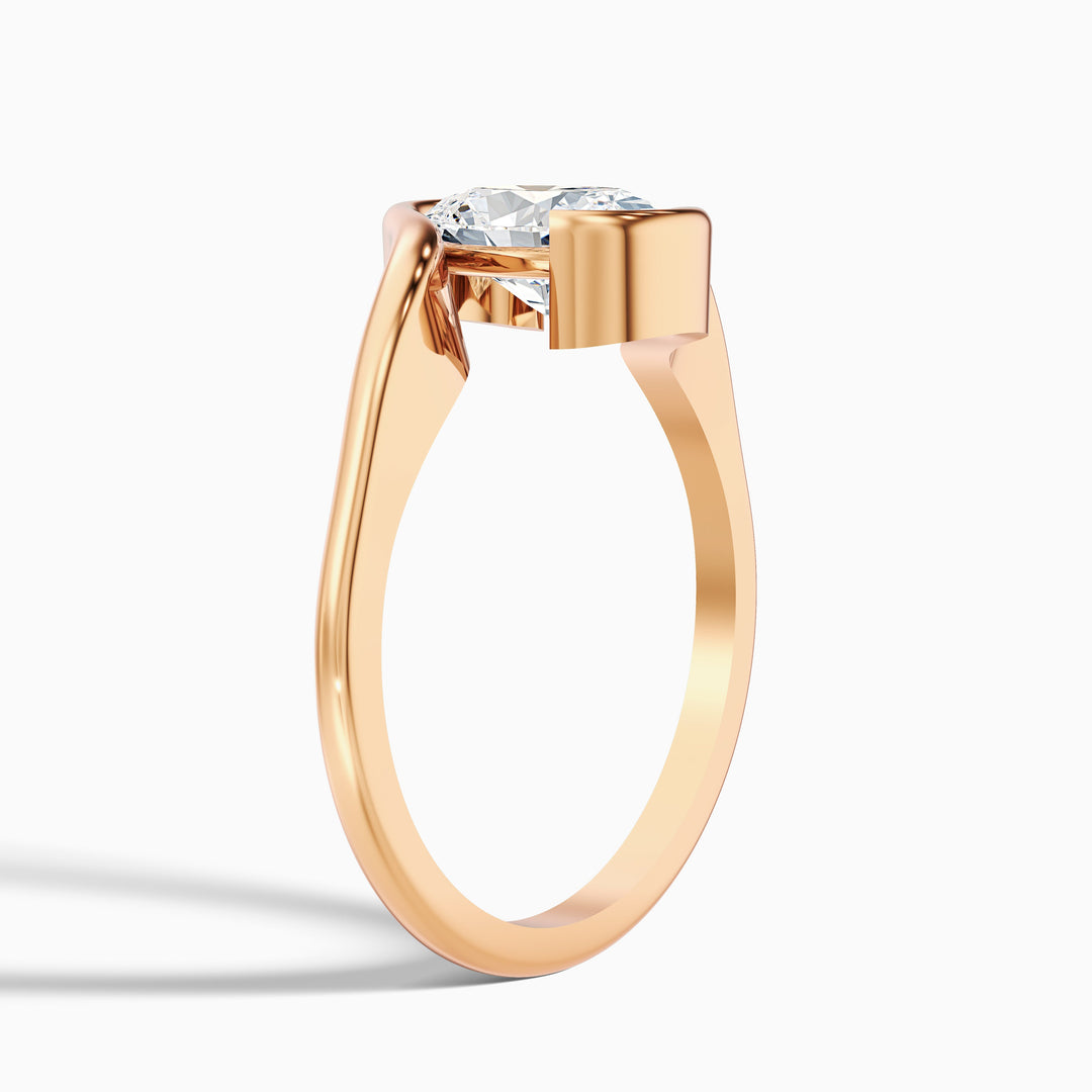 Demi Oval Cut Bypass Lab Grown Diamond Engagement Ring