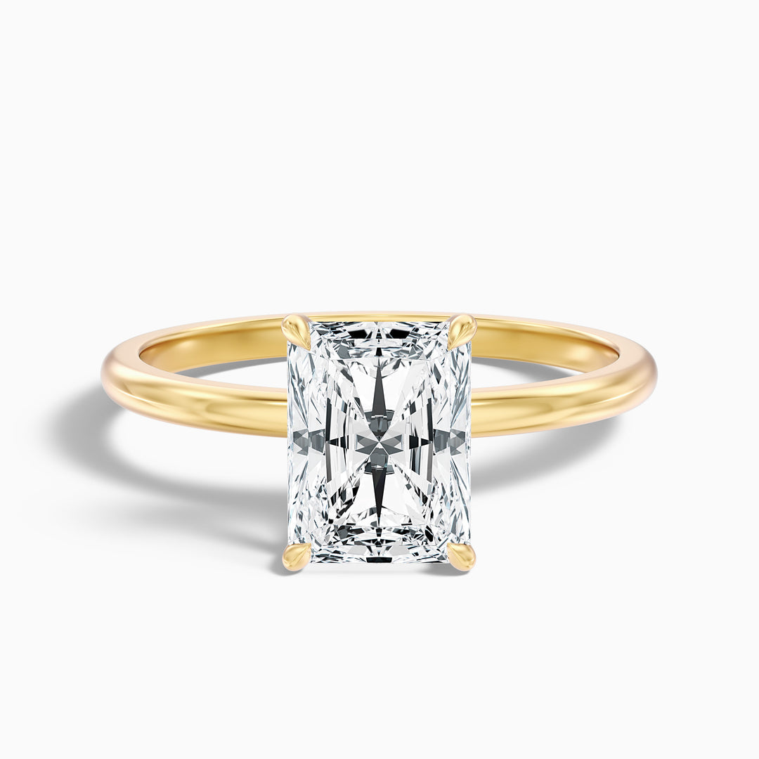 Aurora Radiant Cut Solitaire Lab Grown Diamond Ring