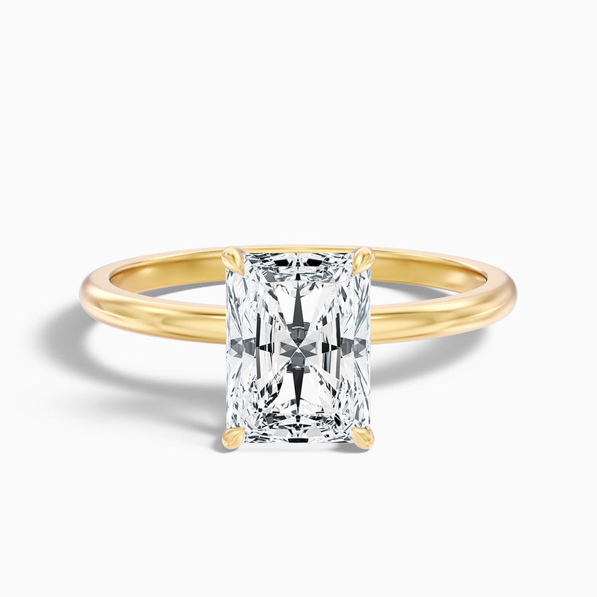 Aurora Radiant Cut Solitaire Lab Grown Diamond Ring