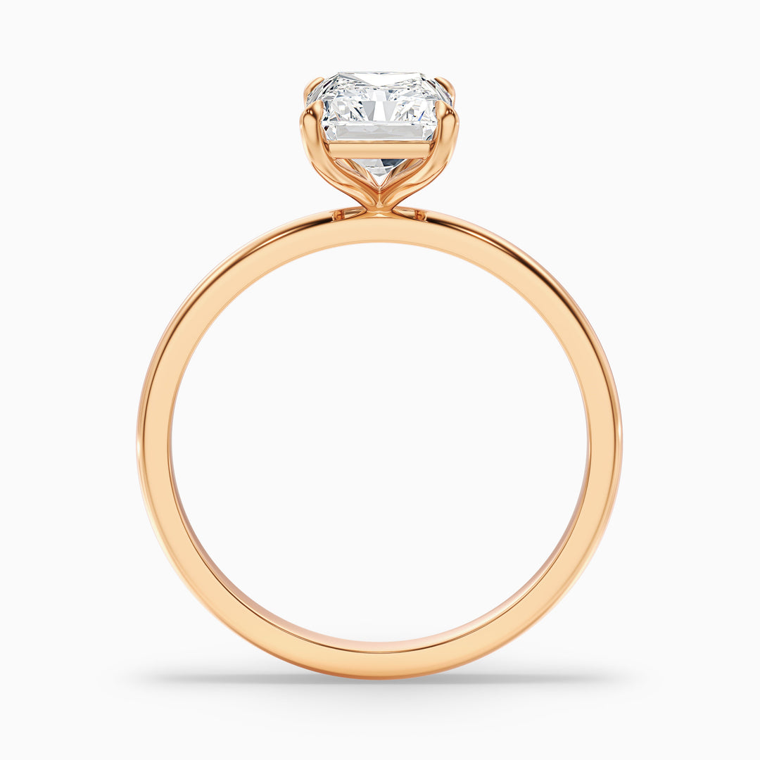 Aurora Radiant Cut Solitaire Lab Grown Diamond Ring