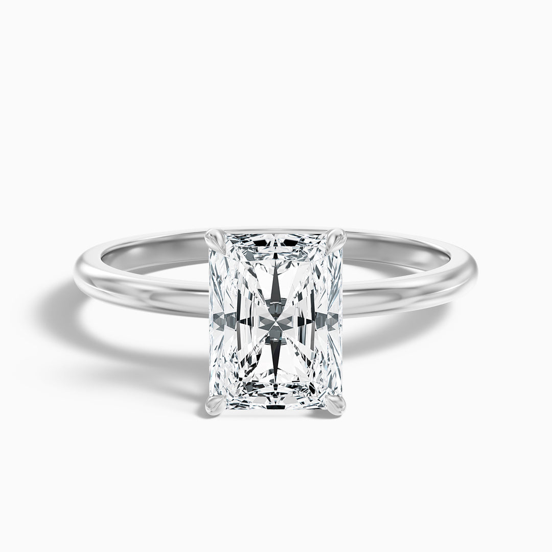 Aurora Radiant Cut Solitaire Lab Grown Diamond Ring