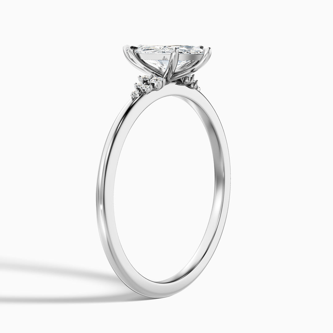 Blair Marquise Cut Side Stone Lab Grown Diamond Ring