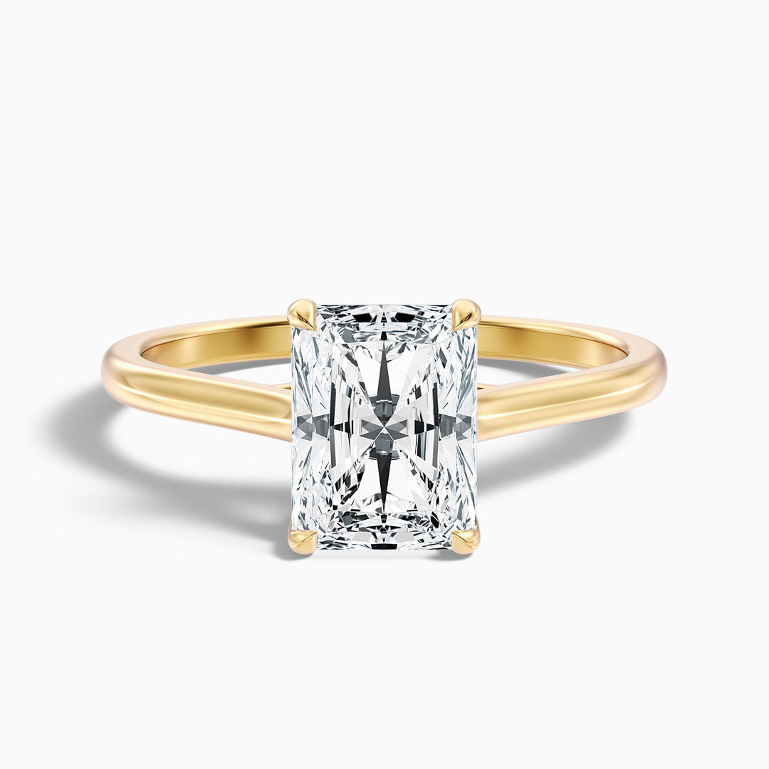 Charlotte Radiant Cut Solitaire Lab Grown Diamond Ring