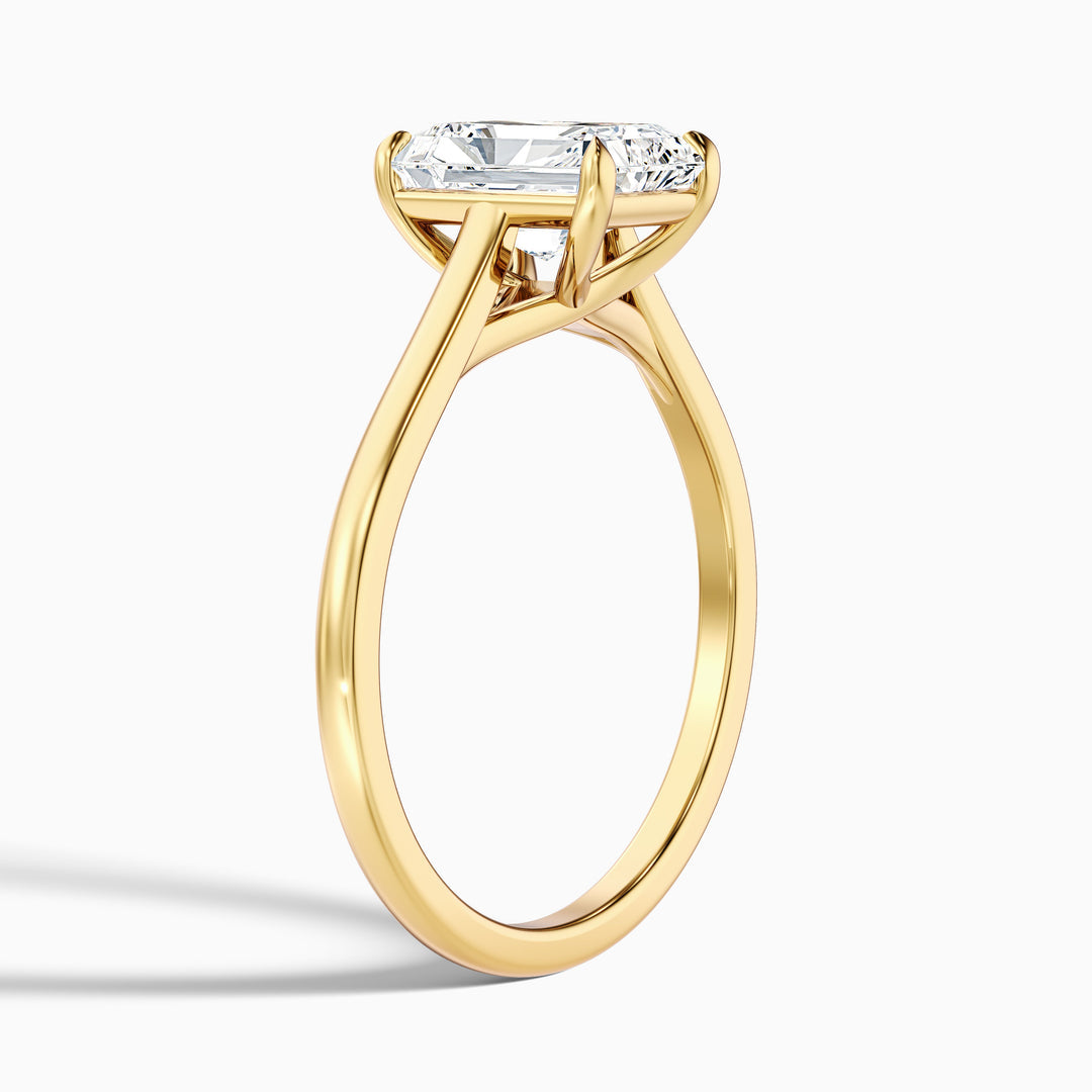 Charlotte Radiant Cut Solitaire Lab Grown Diamond Ring