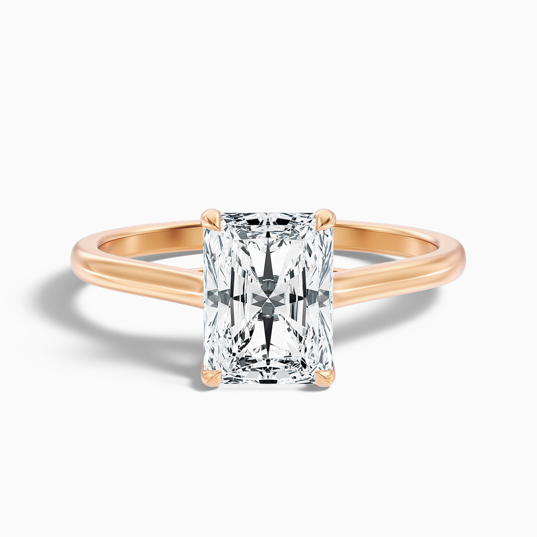 Charlotte Radiant Cut Solitaire Lab Grown Diamond Ring