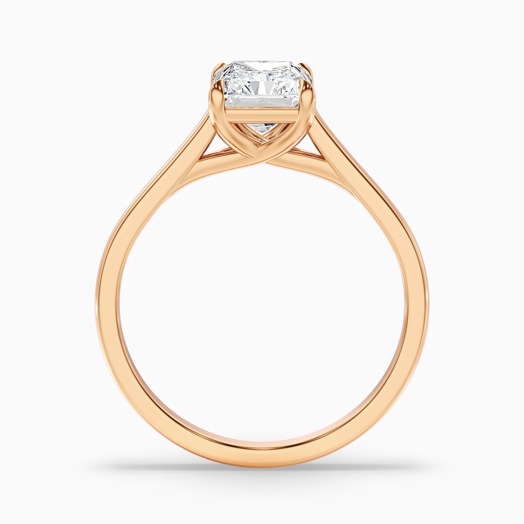 Charlotte Radiant Cut Solitaire Lab Grown Diamond Ring