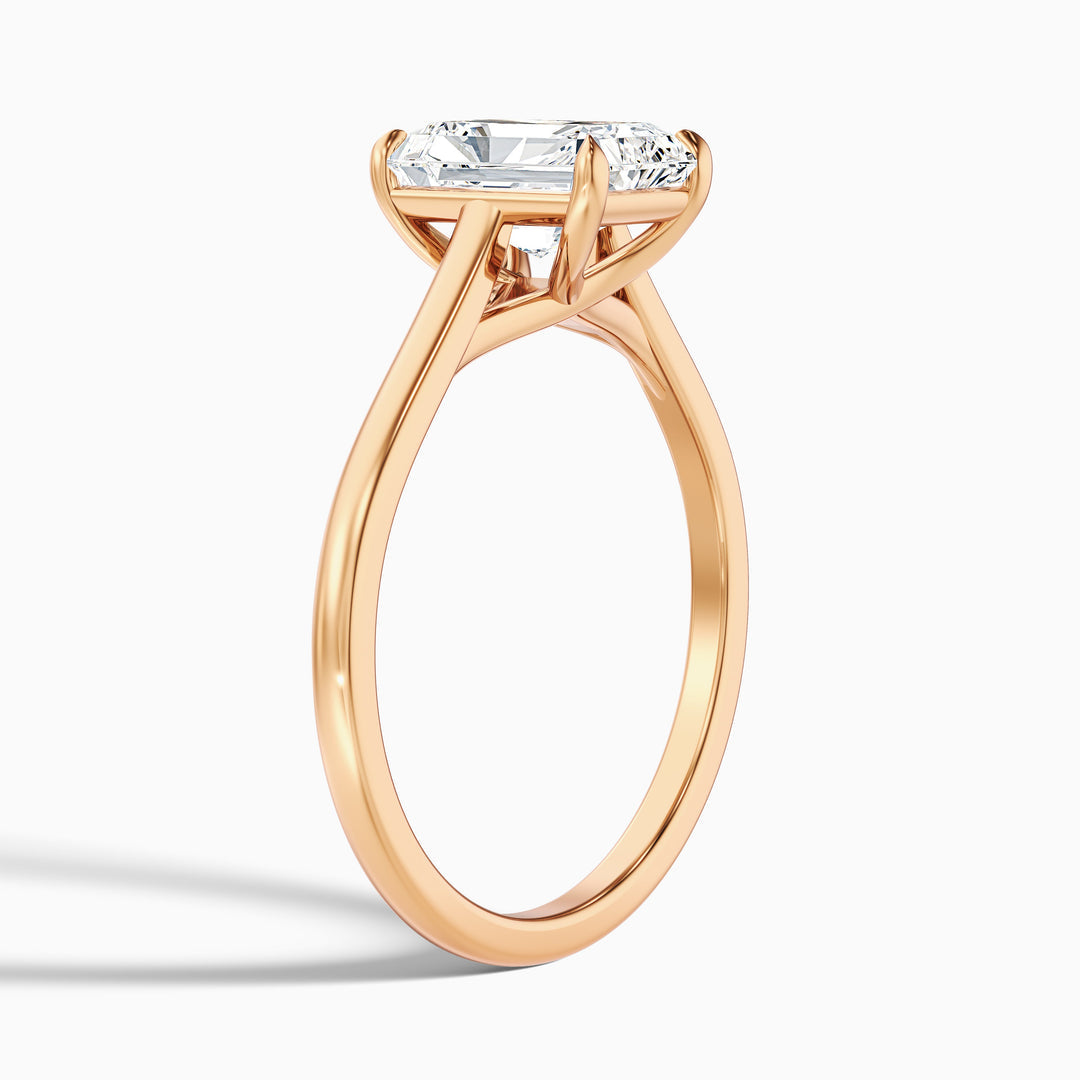 Charlotte Radiant Cut Solitaire Lab Grown Diamond Ring