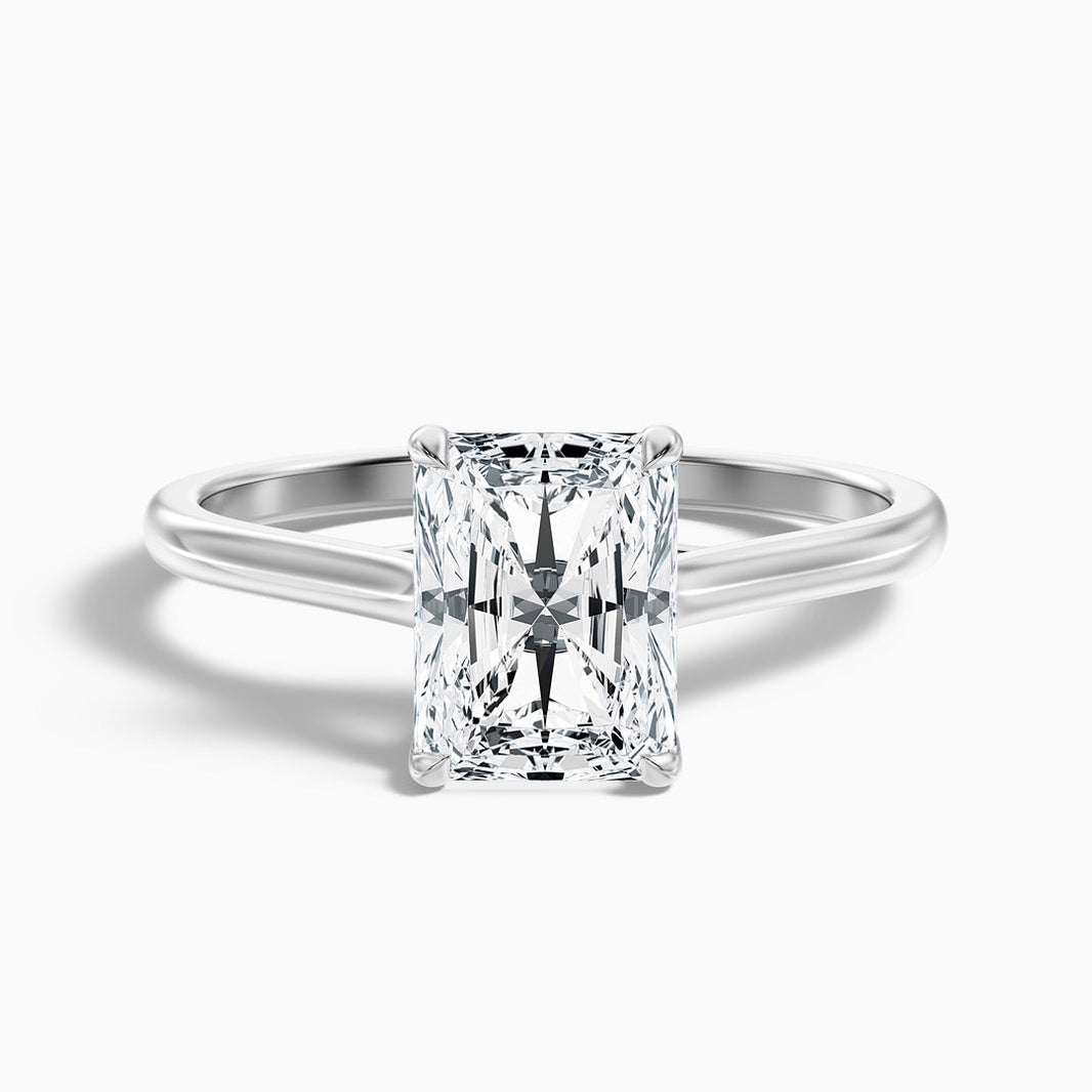 Charlotte Radiant Cut Solitaire Lab Grown Diamond Ring