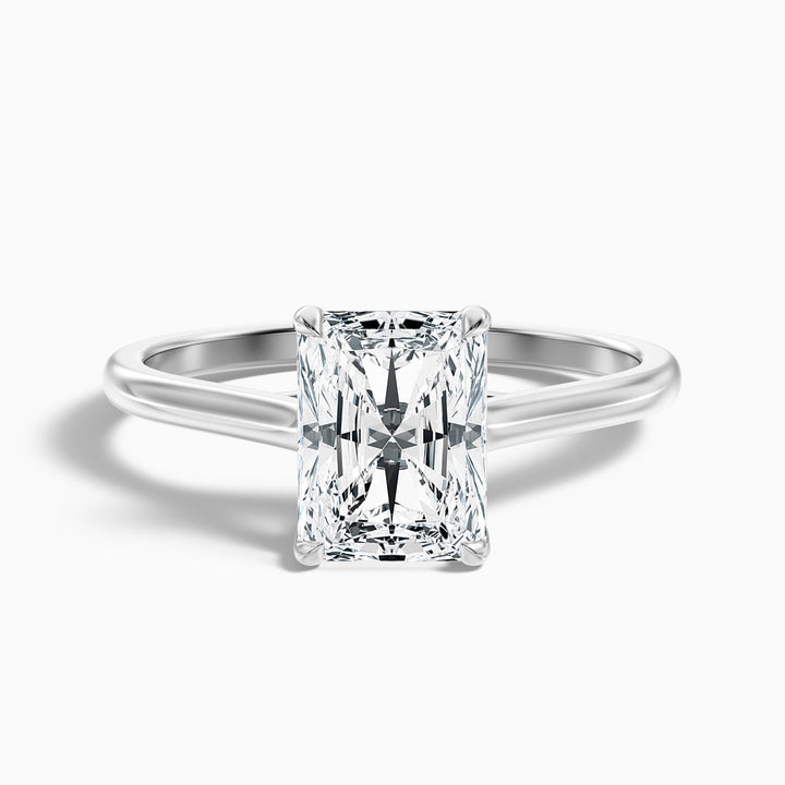 Charlotte Radiant Cut Solitaire Lab Grown Diamond Ring
