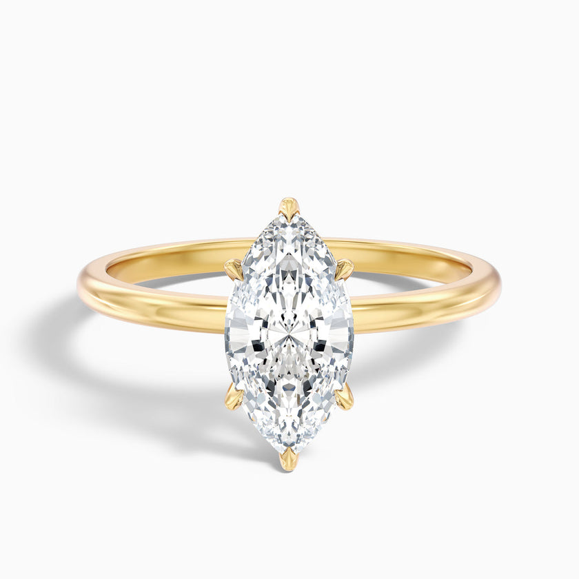 Starry Marquise Cut Lab Grown Diamond Ring